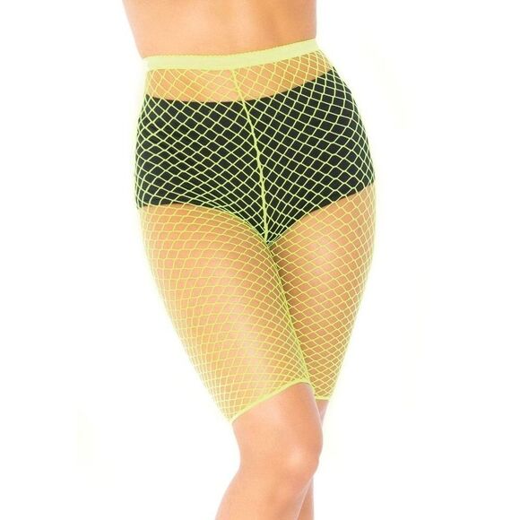 Rave Festival Fishnet Biker Shorts - Picture 2 of 3